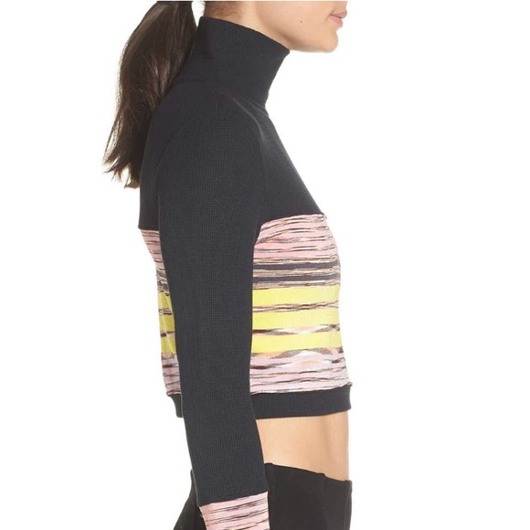 NEW! FREE PEOPLE Cropped Striped Top - Picture 7 of 7